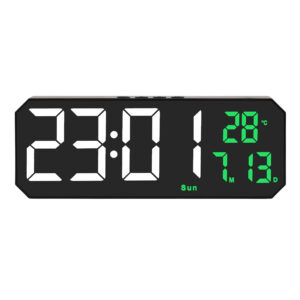 Modern Creative LED Large Screen Wall Clock Multifunctional Silent Night Light Living Room Alarm Clock Multiple Sets Desk Clocks